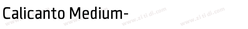 Calicanto Medium字体转换